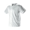 thumbnail image 1 of Alleson Athletic 52MFFJ Adult Faux Mesh Baseball Jersey - White, 1 of 7