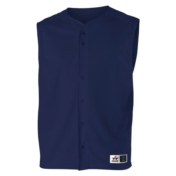 Alleson Athletic 52MV Adult Baseball Vest-Navy-L