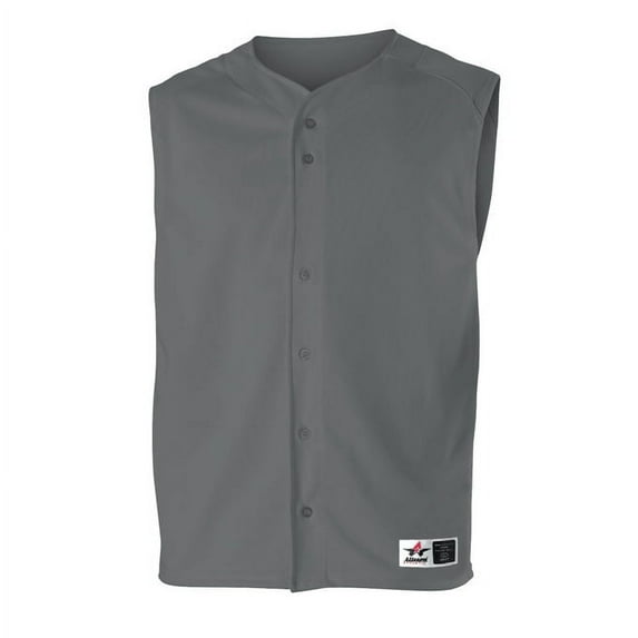 Alleson Athletic 52MVY Youth Baseball Vest-Charcoal Solid-XL