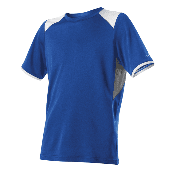 Alleson Athletic 530CJ Adult Baseball Crew Neck Jersey - Royal Grey White
