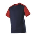 thumbnail image 1 of Alleson Athletic 532CJY Youth Crew Neck Baseball Jersey-Navy/Red-XXS, 1 of 8