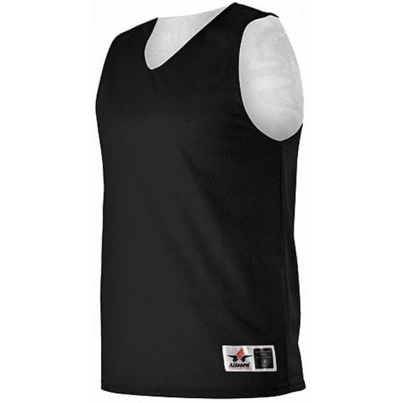 Alleson Athletic 560R Adult Reversible Mesh Tank - Black White