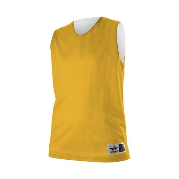 Alleson Athletic 560RW Women's Reversible Mesh Tank - Gold White