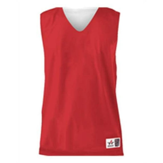 Alleson Athletic 560RY Youth Reversible Mesh Tank - Texas Orange White