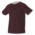 thumbnail image 1 of Alleson Athletic 56REV Adult Extreme Mesh Reversible Jersey - Maroon White, 1 of 8