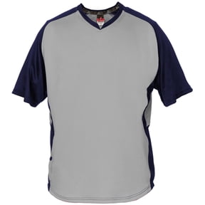 Alleson Athletic 590BBL Adult Cage Batter's Jacket - Navy Gray