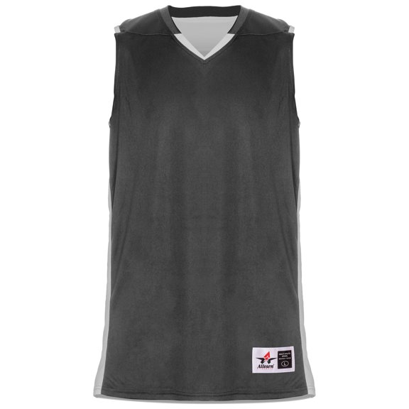 Alleson Athletic 590RSP Reversible Crossover Short - Charcoal White