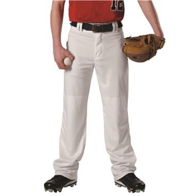 Alleson Athletic 605WAP Adult Adjustable Inseam Baseball Pant Gray