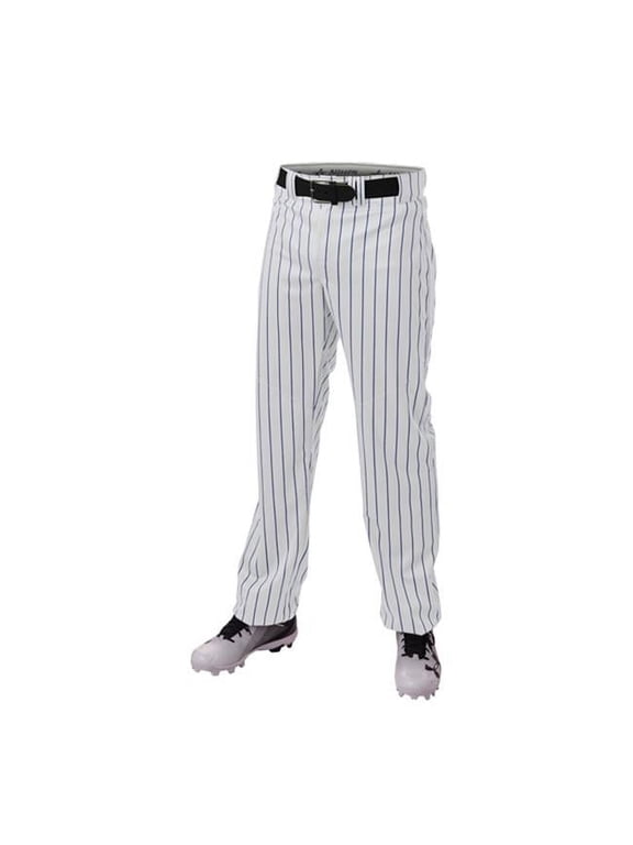 655WPN Crush Pinstripe Pant - Gray Black