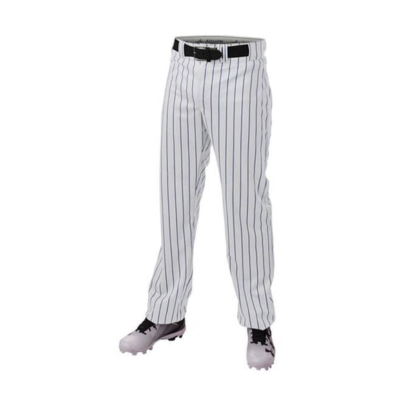 Alleson Athletic 655WPN Crush Pinstripe Pant - White Black
