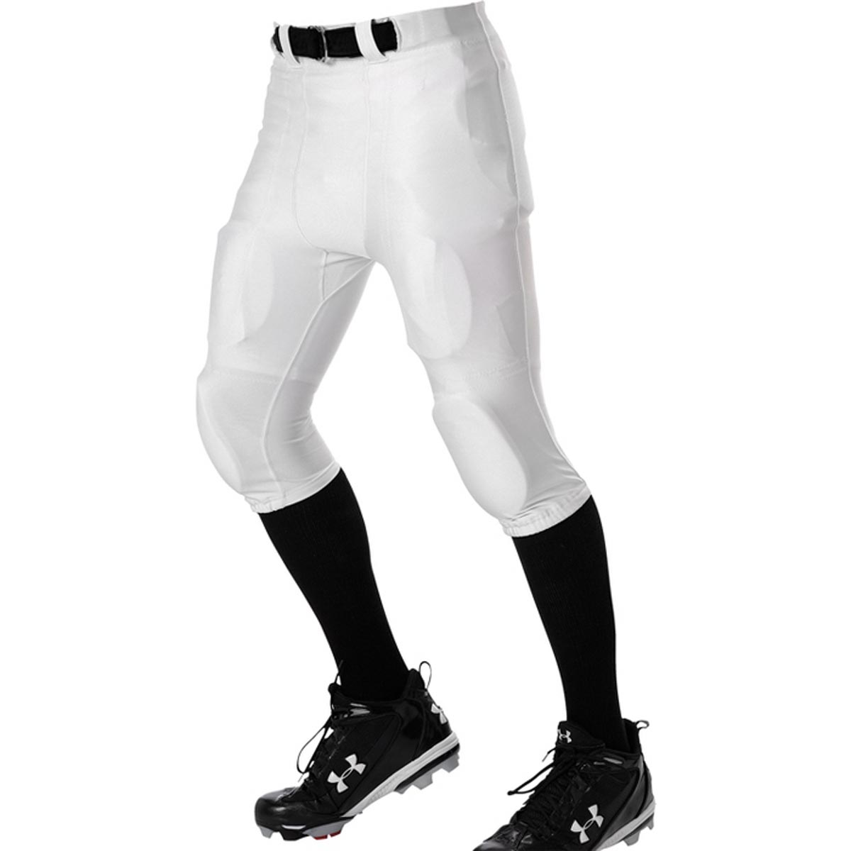 Russell Athletic Youth Football Practice Pants | White Slotted | No Pads F25PFWF