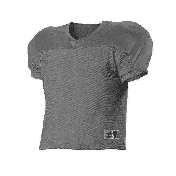 Alleson Athletic 712 Adult Practice Football Jersey - Charcoal Solid