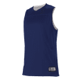 thumbnail image 1 of Alleson Athletic A105BG Girls Blank Reversible WNBA Racerback Jersey-Navy/White-S, 1 of 5