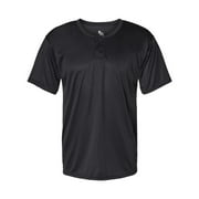 Alleson Athletic B-Core Placket Jersey in Black 2XL | 7930