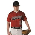 thumbnail image 1 of Alleson Athletic - Youth Dura Light Mesh Baseball Jersey - Color - Forest - Size - S, 1 of 1