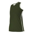 thumbnail image 1 of Alleson Athletic B03885093 Girls Reversible Basketball Jersey, Charcoal & White - Small, 1 of 1