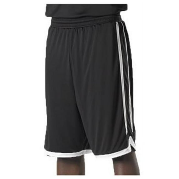 Alleson Athletic B07285546 Youth Reversible Basketball Shorts, Forest & White - Extra Large