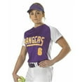 thumbnail image 1 of Girls' Two Button Fastpitch Jersey - M / Gold/ White, 1 of 7