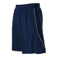 thumbnail image 1 of Alleson Athletic B34685718 Basketball Shorts, White & Red - 3XL, 1 of 1