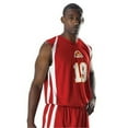 thumbnail image 1 of Alleson Athletic B35785676 Youth Reversible Basketball Jersey, Purple & White - Extra Large, 1 of 7