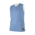 thumbnail image 1 of Alleson Athletic B37085254 Womens Reversible Mesh Tank, Columbia Blue & White - Medium, 1 of 8