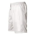 thumbnail image 1 of Alleson Athletic B37485005 Mesh Shorts, White - Large, 1 of 1