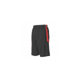 thumbnail image 1 of Single Ply Reversible Basketball Shorts - XL / Black/ Red, 1 of 1
