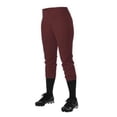 thumbnail image 1 of Alleson Athletic B40485005 Girls Fastpitch Pants, White - Large, 1 of 2