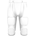 Alleson Athletic B41785005 Youth Interception Football Pants, White