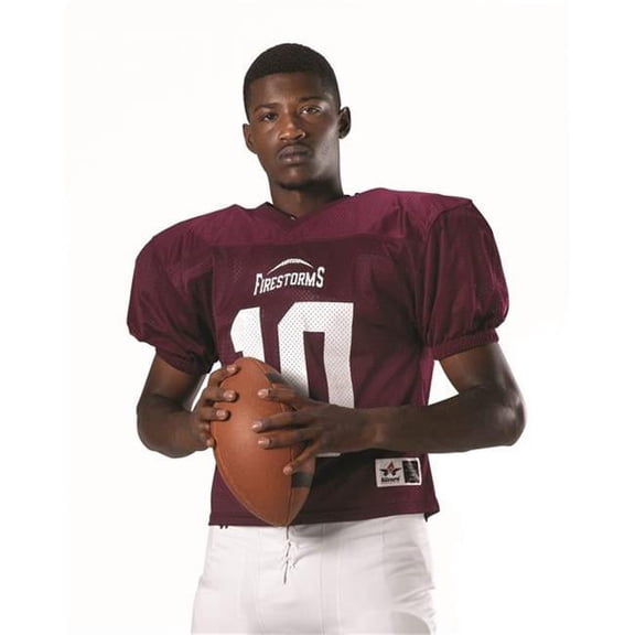 Alleson Athletic B43185653 Practice Football Jersey, Navy - Small & Medium