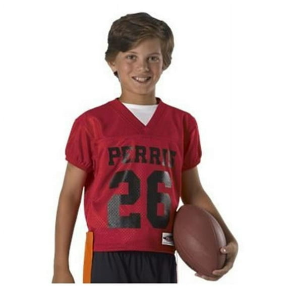 Alleson Athletic B44885655 Youth Hero Flag Football Jersey, Navy - Large