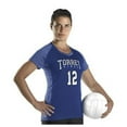 thumbnail image 1 of Alleson Athletic B45785655 Womens Dig Short Sleeve Volleyball Jersey, Navy - Large, 1 of 1