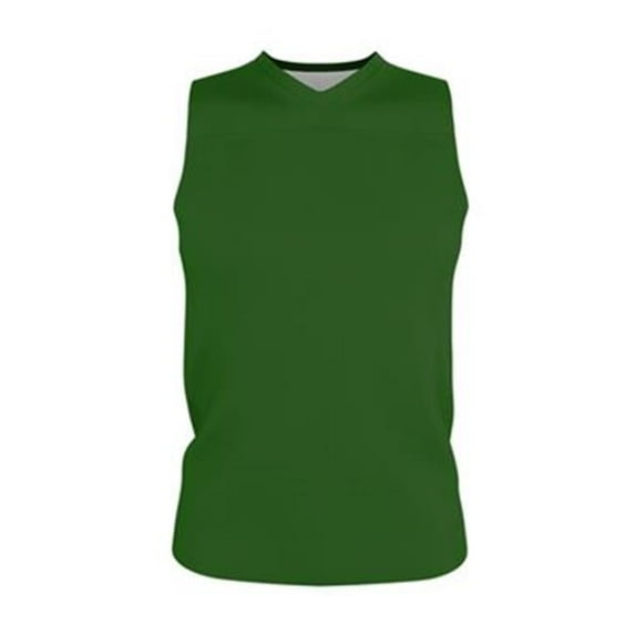 Alleson Athletic - Youth Blank Reversible Game Jersey - Color - Black/ White - Size - L