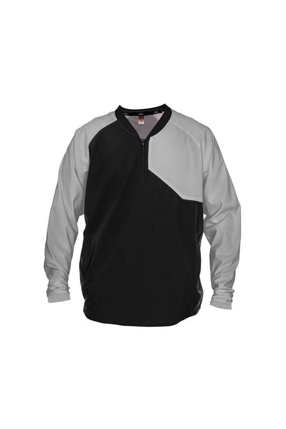 B94385704 Field Batters Jacket, Red & Grey - Medium