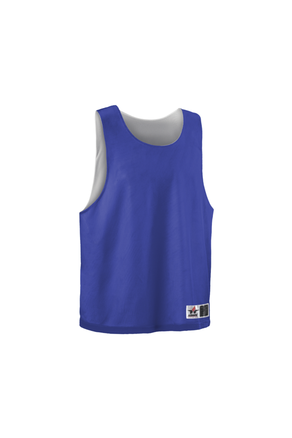 LP001Y Youth Lacrosse Reversible Pinnie - Royal White