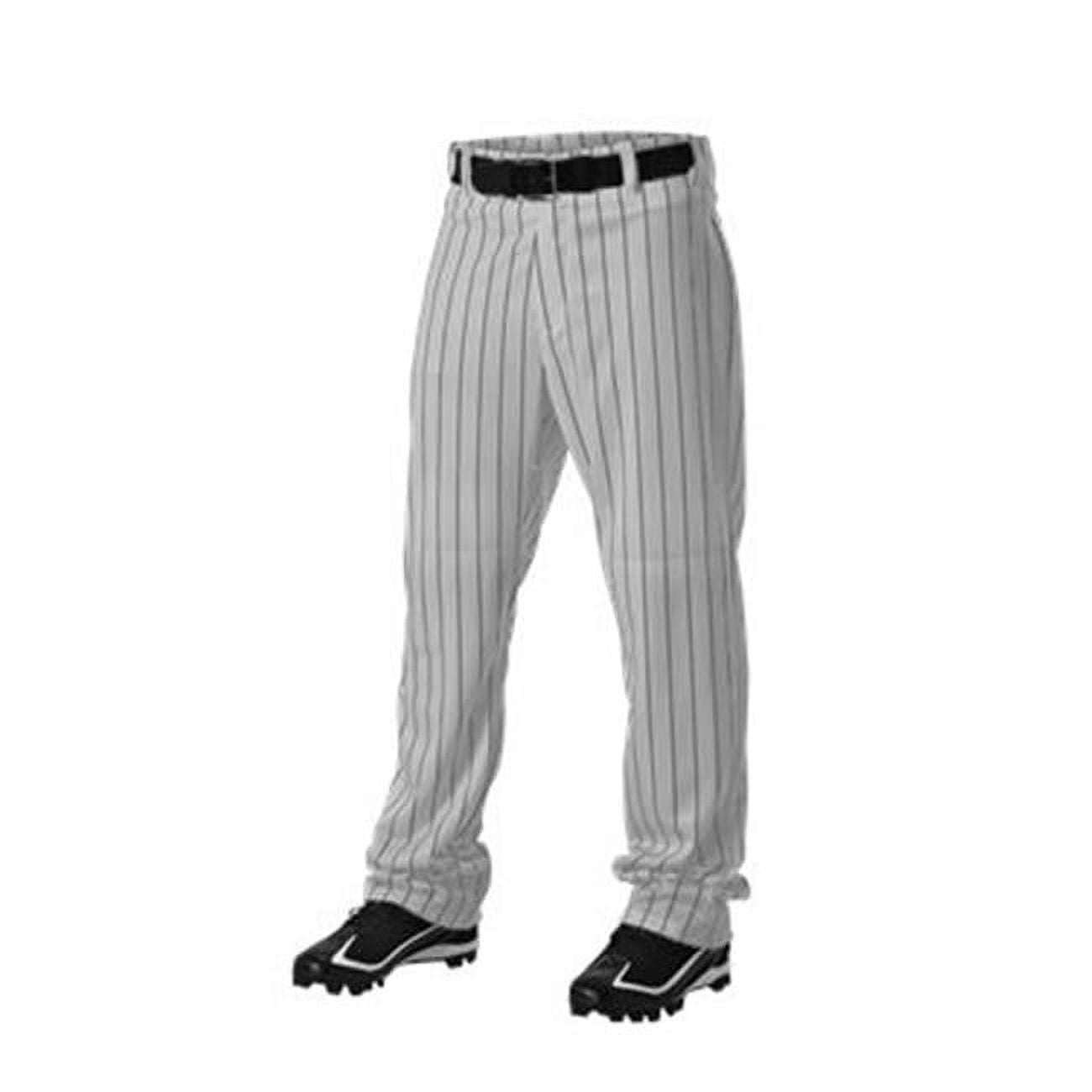 Alleson Athletic Men's 605Wpn Open Bottom Pinstripe Baseball Pant 4850