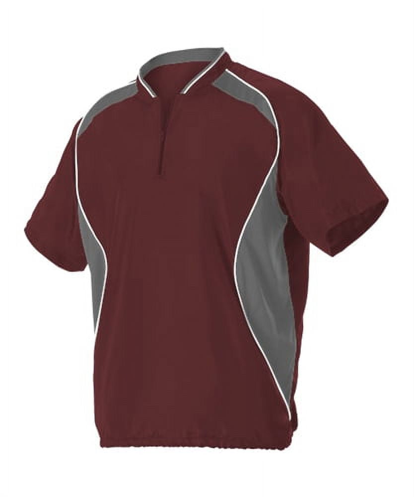 Short sleeve baseball jacket cheap