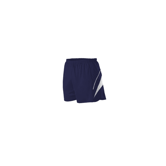 Alleson Athletic R1LFP Mens Loose Fit Track Short-Forest White-M