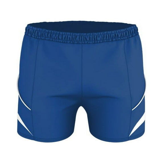 Alleson Athletic R1LFP Mens Loose Fit Track Short-Royal/White-S