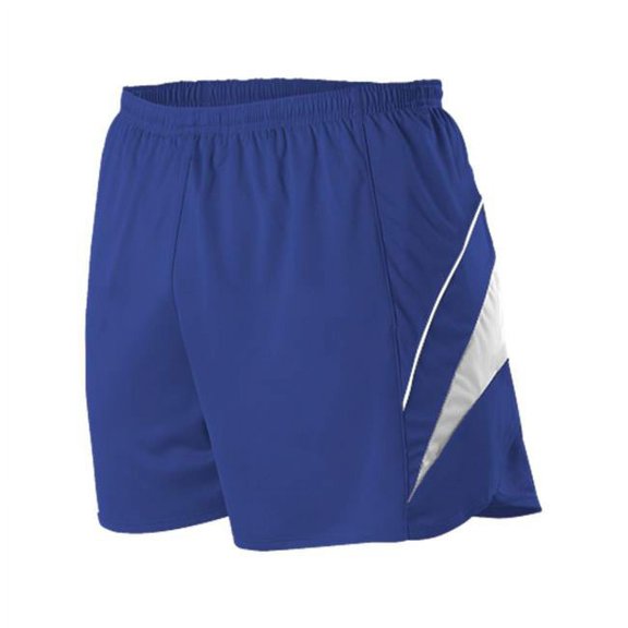 Alleson Athletic R1LFP Mens Loose Fit Track Short-Royal/White-XL