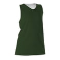 thumbnail image 1 of Alleson Athletic Women's Reversible Racerback Tank 506CRW Forest/ White S, 1 of 1