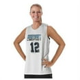thumbnail image 1 of Alleson Athletic Women's Reversible Racerback Tank 506CRW Forest/ White XL, 1 of 2