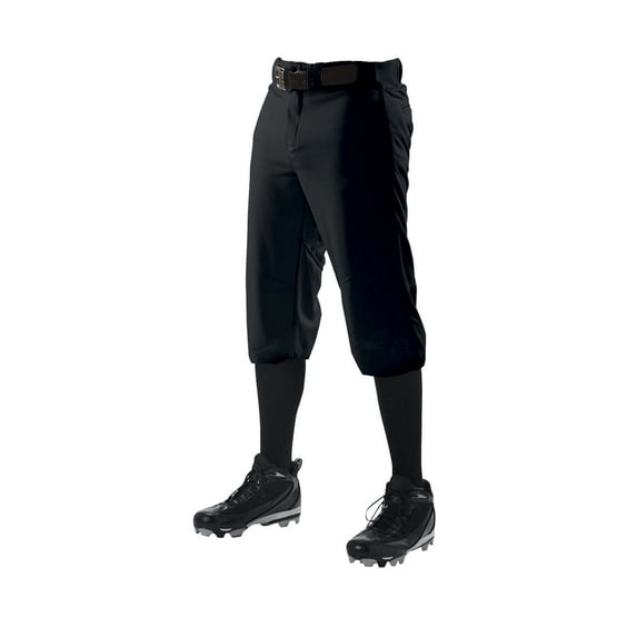 Alleson Athletic B92485506 Mens Youth Crush Knicker Pants, Black - Extra Large