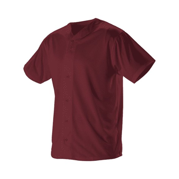 Alleson Faux Mesh Baseball Jersey LIGHT MAROON MD