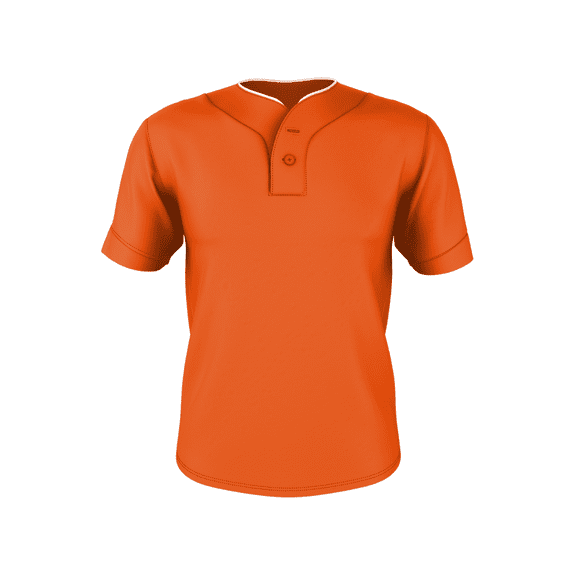 Alleson Men's Two-Button Mesh Baseball Jersey