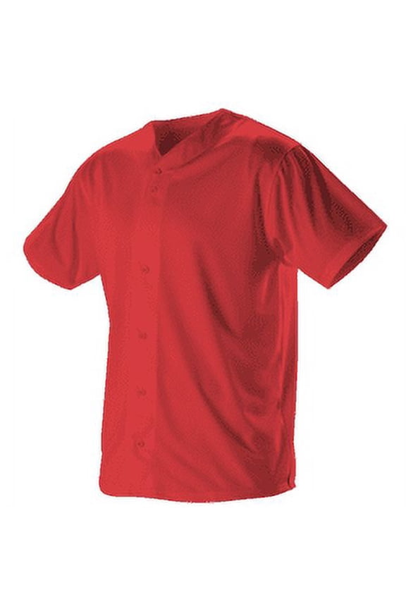 Alleson Youth Full Button Lightweight Baseball Jersey