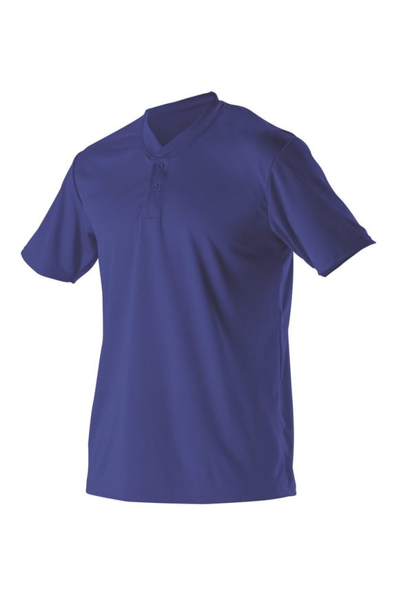 Alleson Youth Mesh Two Button Baseball Jersey