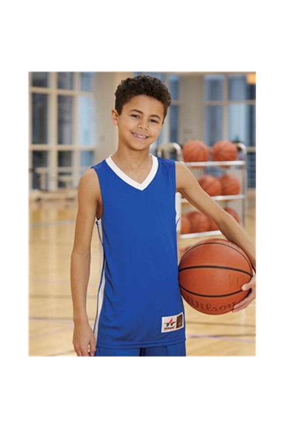 Alleson Youth Single Ply Basketball Jersey
