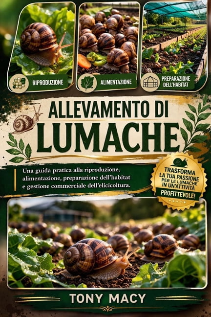 Allevamento Di Lumache: Una guida pratica alla riproduzione, alimentazione, preparazione dell'habitat e gestione commerc, (Paperback)