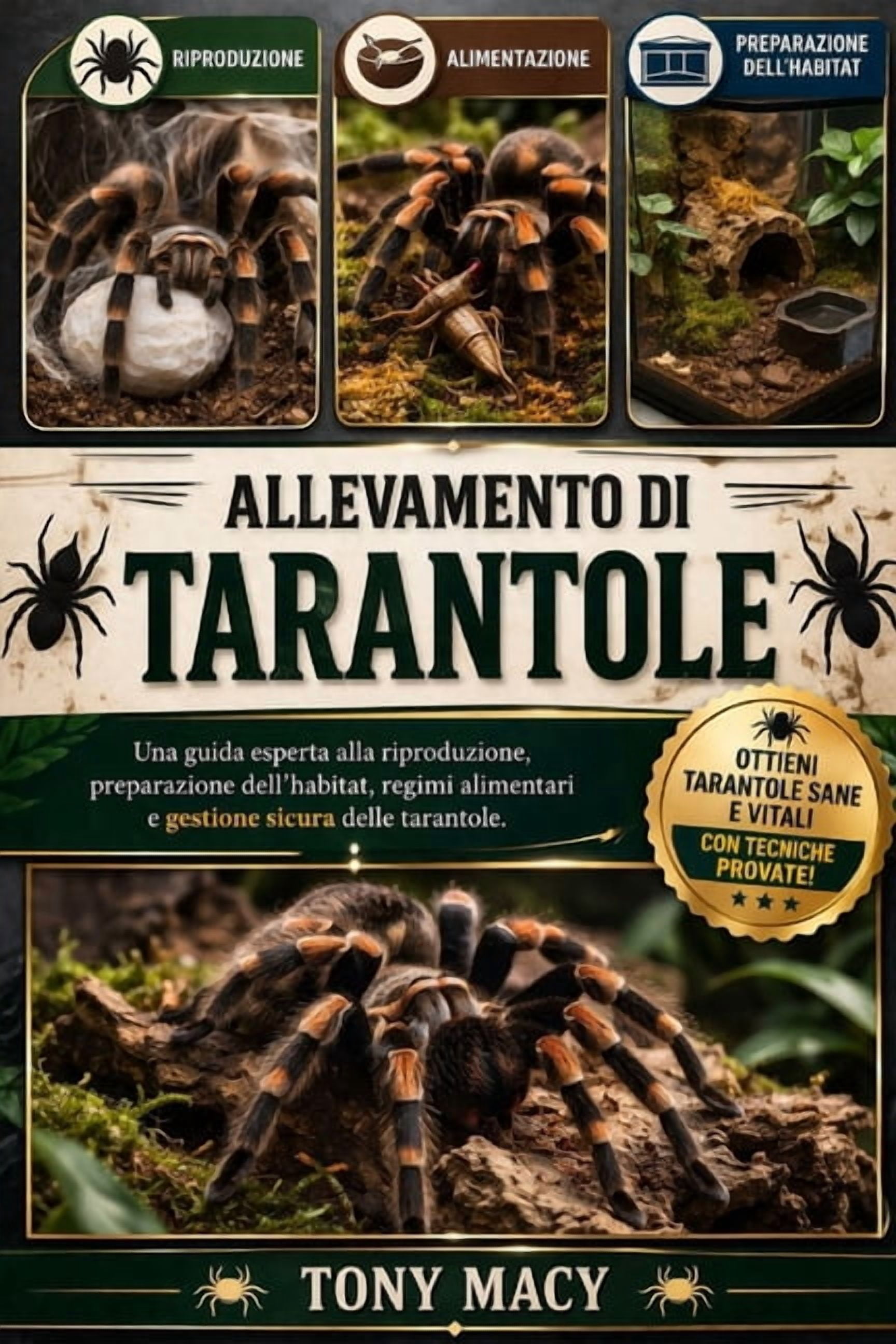 Allevamento Di Tarantole: Una guida esperta alla riproduzione, preparazione dell'habitat, regimi alimentari e gestione s, (Paperback)